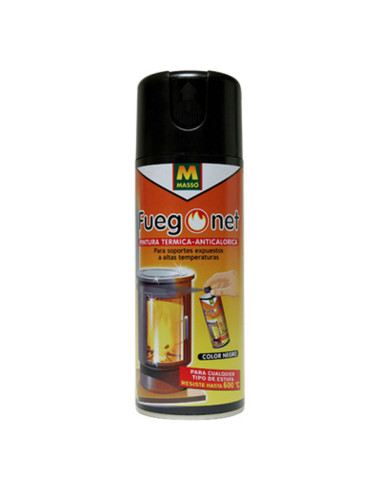 PINTURA ANTICALORICA AER NEGRA 400 ML