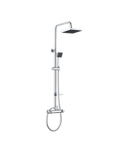 COLUMNA DUCHA EXTENSIBLE CON GRIFO TERMOSTATICO