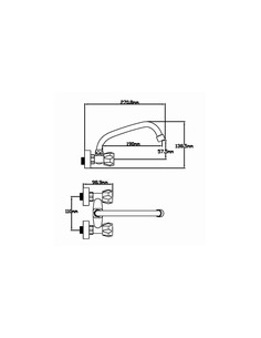 MONOMANDO DE FREGADERO MODELO TAJO 110 2