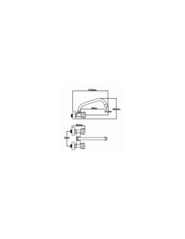 MONOMANDO DE FREGADERO MODELO TAJO 110