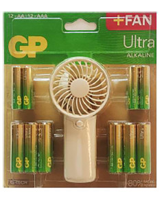 PACK 24 PILA ALCALI. AA LR06+AAA LR03+VENTILADOR 1,5 V