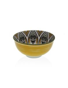 BOL PORCELANA AMARILLO SET-6 11,5 CM