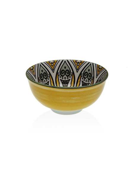BOL PORCELANA AMARILLO SET-6 11,5 CM