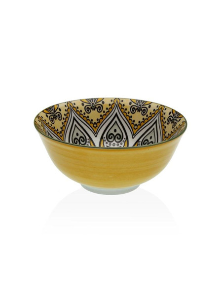 BOL PORCELANA AMARILLO SET-6 15,5 CM