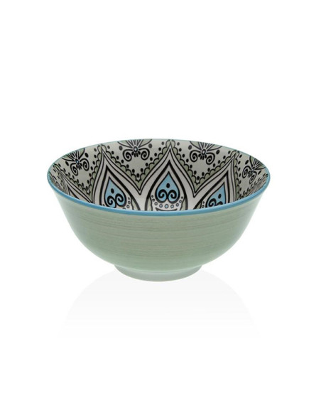 BOL PORCELANA VERDE SET-6 15,5 CM