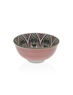 BOL PORCELANA ROSA SET-6 11,5 CM