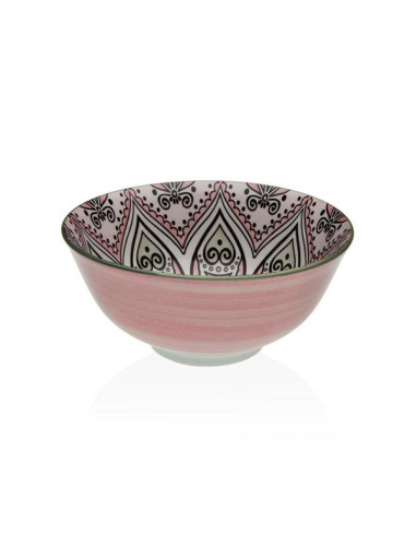 BOL PORCELANA ROSA SET-6 15,5 CM