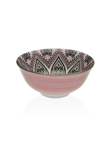 BOL PORCELANA ROSA SET-6 15,5 CM