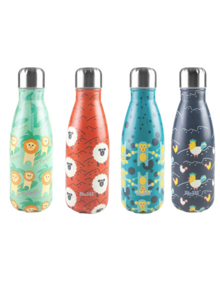 BOTELLA TERMO ZOO INFANTIL SURTID 350 ML