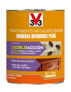 MATACARCOMAS MADERA INTERIOR PLUS 5 L