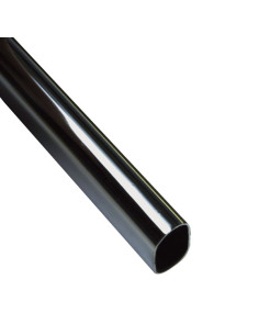 TUBO ARMARIO ACERO OVALADO LISO 2 MT 2 M