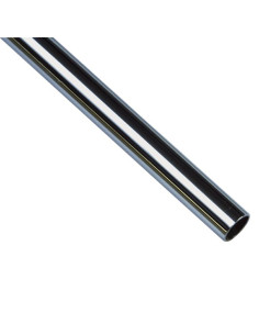 TUBO ARMARIO ACERO REDONDO LISO 2 MT 2 M