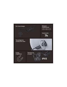 AURICULAR BLUETOOTH DEPORTIVO ASTRO KSIX NEGRO K 2