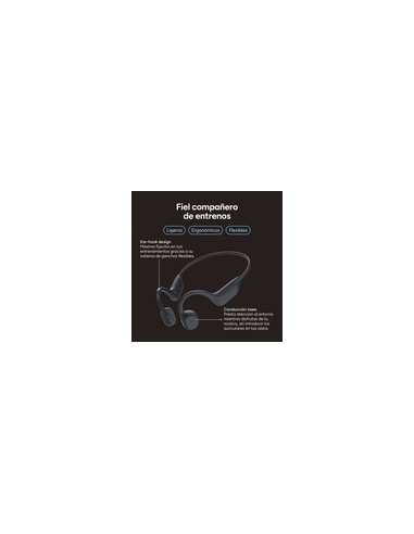 AURICULAR BLUETOOTH DEPORTIVO ASTRO KSIX NEGRO K