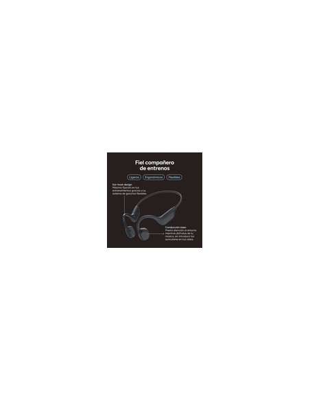 AURICULAR BLUETOOTH DEPORTIVO ASTRO KSIX NEGRO K