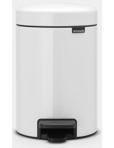 CUBO BAÑO PEDAL BLANCO NEWICON 3 L