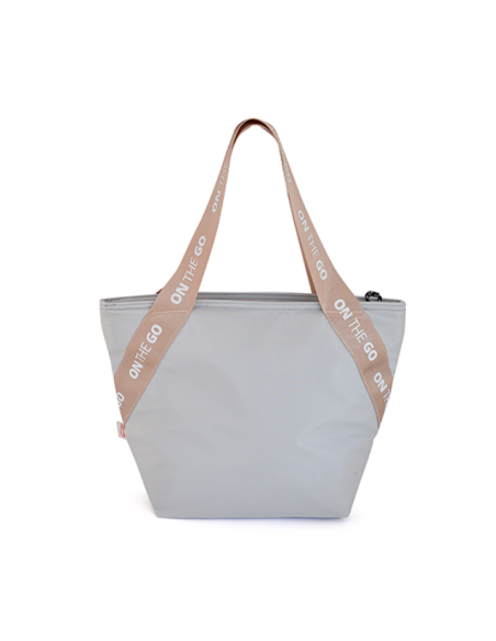 BOLSA PORTALIMENTOS GRIS 3,7 L