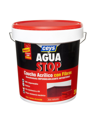 ANTIGOTERAS CAUCHO ROJO 20 KG