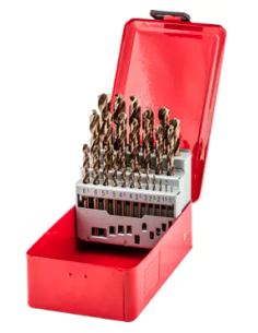 ESTUCHE 25 BROCA COBALTO HSS-G DIN338 1-13 MM