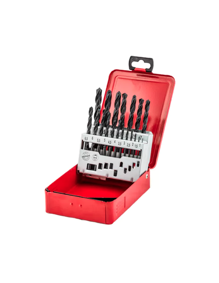 ESTUCHE 19 BROCAS METAL HSS-R DIN338 1-10 MM
