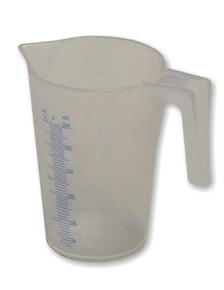 JARRA MEDIDORA POLIPROPILENO 0,5 L