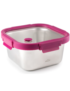 HERMETICO INOX T/CRISTAL ETERN CUADRAD 1500 ML