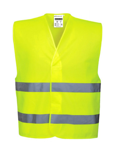 CHALECO A/V DE PUNTO AMARILLO S