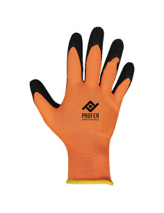 GUANTE DE LATEX NARANJA B/6 T.9