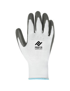 GUANTE DE NITRILO BLANCO/GRIS B/6 T.10