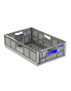 CAJA PLEGABLE NE 6417 GRIS 4 ASAS 60X40X17,3