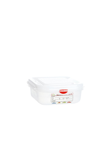 CONTENEDOR PROF GASTRONOX 1/6 H65 4 CLIPS COLOR 18X16X7