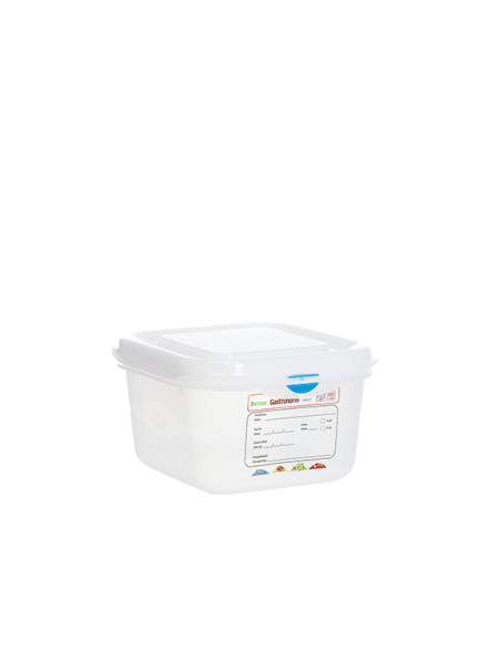 CONTENEDOR PROF GASTRONOX 1/6 H100 CLIPS COLOR 18X16X10