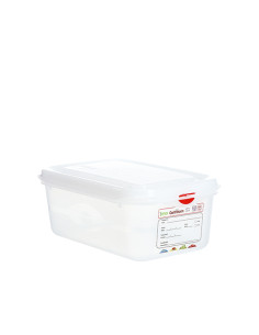 CONTENEDOR PROF GASTRONOX 1/4 H100 4 CLIPS COLOR 27X16X10