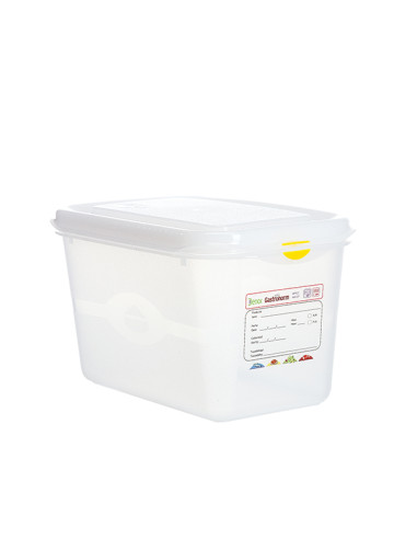 CONTENEDOR PROF GASTRONOX 1/4 H150 4 CLIPS COLOR 27X16X15