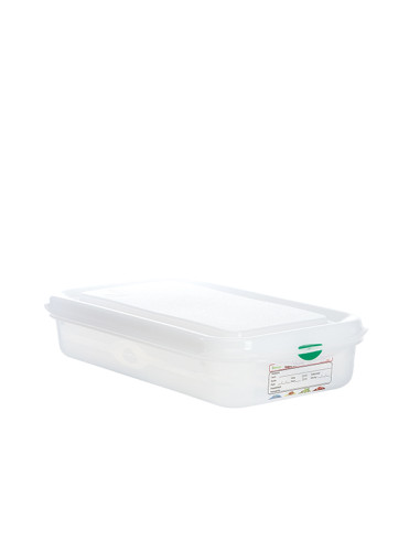 CONTENEDOR PROF GASTRONOX 1/3 H65 4 CLIPS COLOR 33X18X7