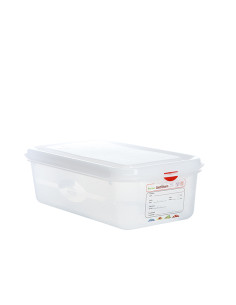 CONTENEDOR PROF GASTRONOX 1/3 H100 4 CLIPS COLOR 33X18X10