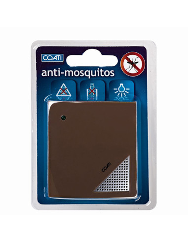 AHUYENTADOR MOSQUITOS GRIS ULTRASONIDOS 25 M2