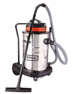 ASPIRADOR INOX AGUA POLVO 60L 1250 W