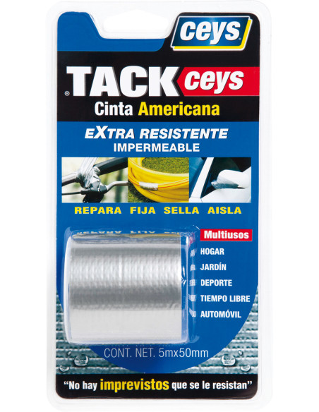 CINTA MULTIUSO AMERICANA GRIS 5 MX50 MM