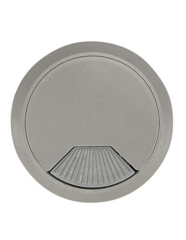 TAPON PASACABLES PLATA BL 1PZ 60X22 MM