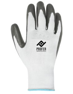 GUANTE DE NITRILO BLANCO/GRIS B/6 T.9