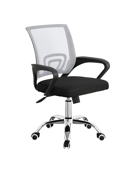 SILLA ESTUDIO MARTINA NEGRO/GRIS