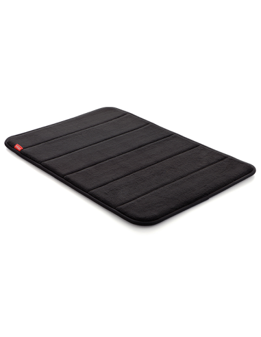 ALFOMBRA BAÑO MICROFIBRA NEGR 60X40 CM