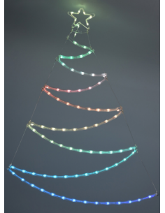 Adorno LED Árbol RGB | 80 Luces con Conexión USB