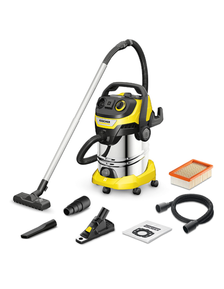 ASPIRADOR SECO LIQUIDO 30LT WD6 PS+DCC 1300 W