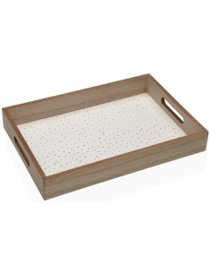 BANDEJA MADERA SPECKLE 34X24X5 CM