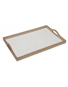 BANDEJA MADERA SPECKLE 45X30X5CM