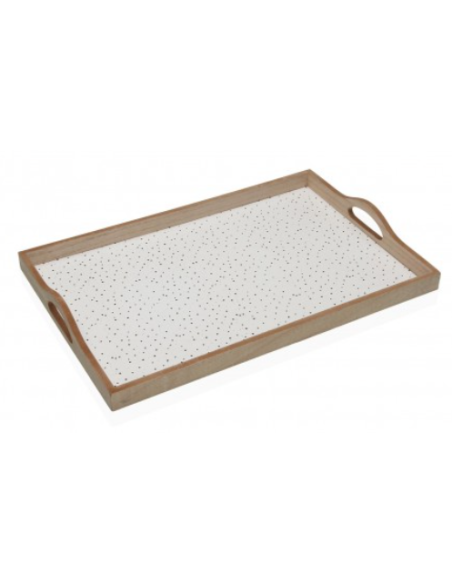 BANDEJA MADERA SPECKLE 45X30X5CM