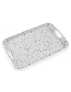 BANDEJA MELAMINA SPECKLE 46,2X31X3