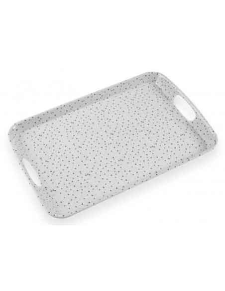 BANDEJA MELAMINA SPECKLE 46,2X31X3